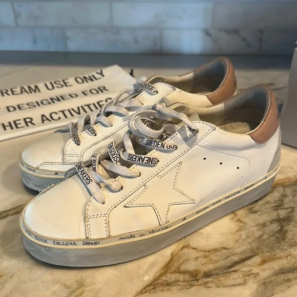 Golden Goose Hi Star Classic 39 EUC, white/Turtledove/Ice - Picture 1 of 5